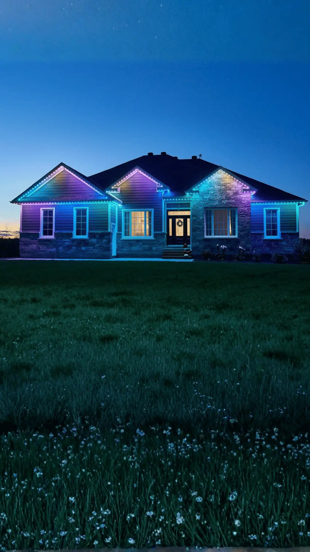 Permanent Holiday Lighting Installation in Houston Texas