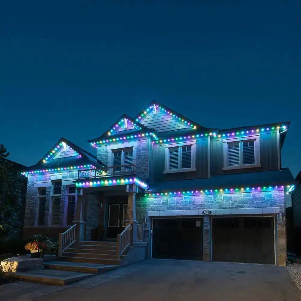 Permanent Roofline Lighting