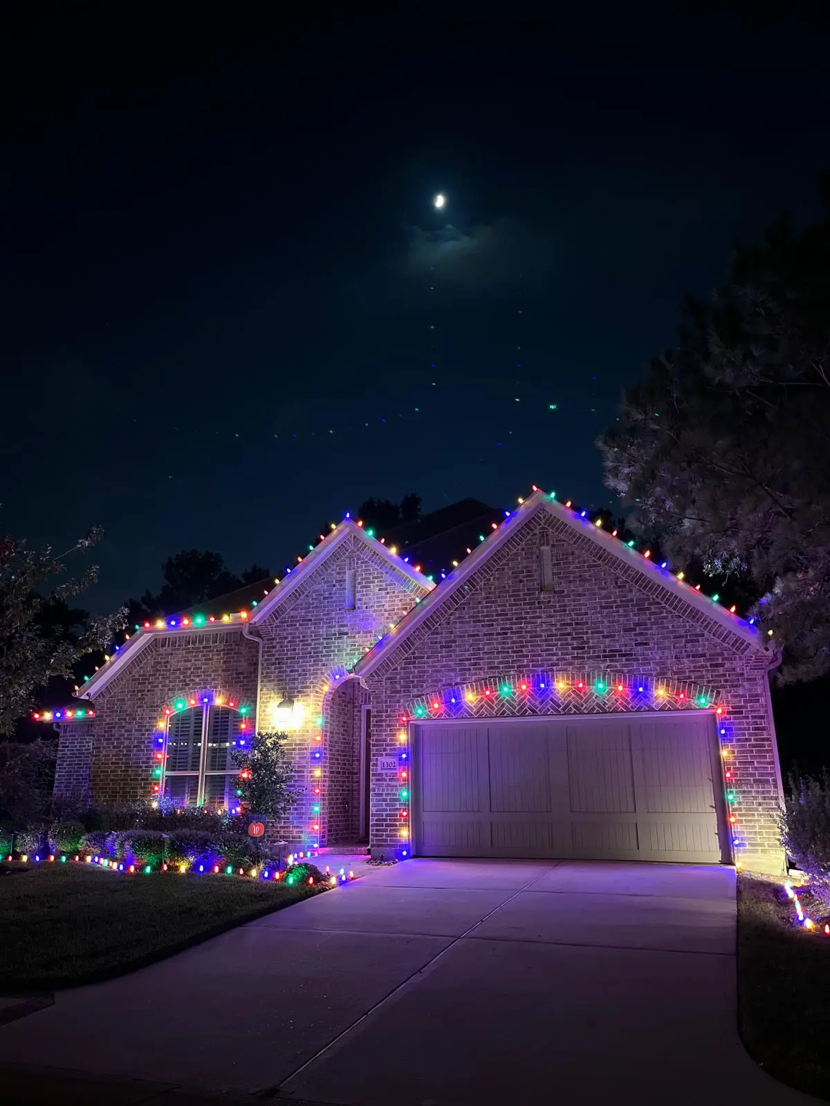 Christmas Lighting installation in Houston, Texas