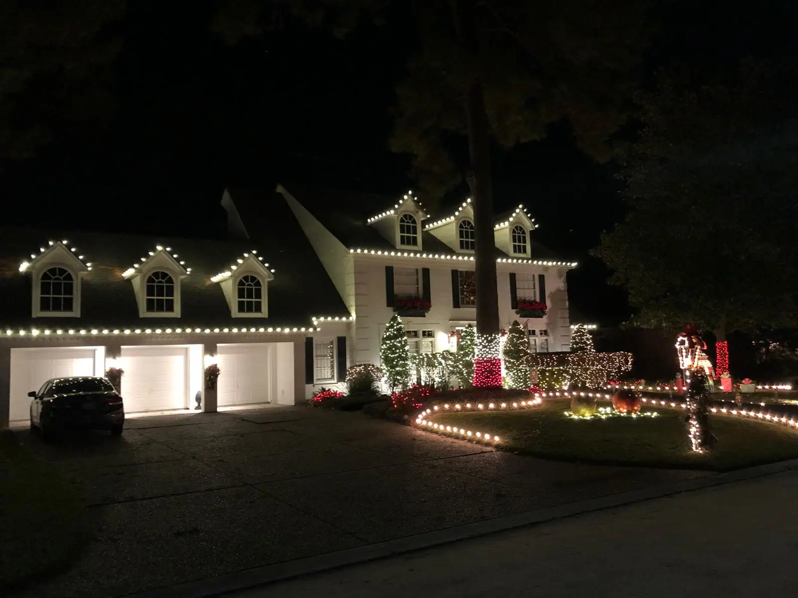 Christmas Lighting installation in Houston, Texas
