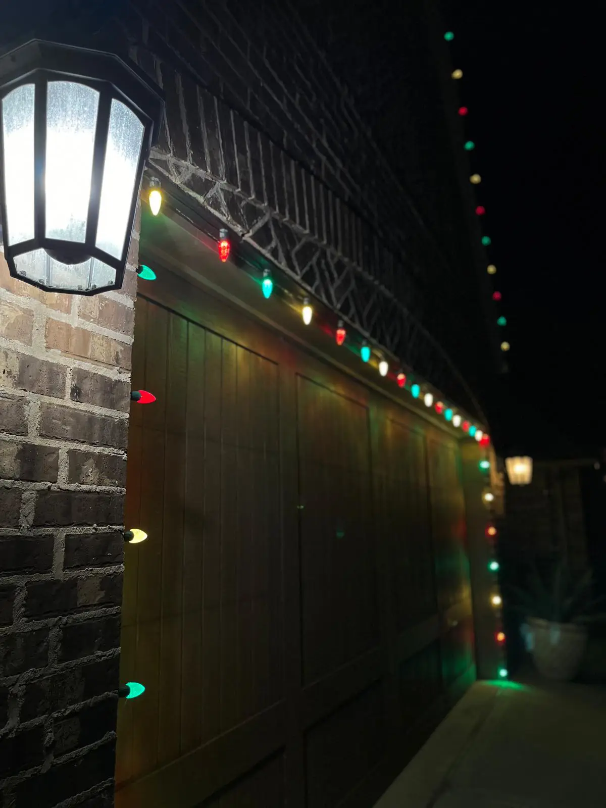 Christmas Lighting installation in Houston, Texas