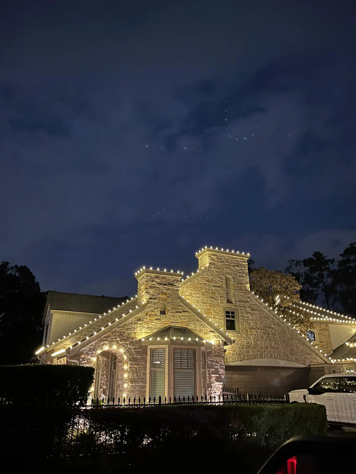 Christmas Lighting installation in Houston, Texas