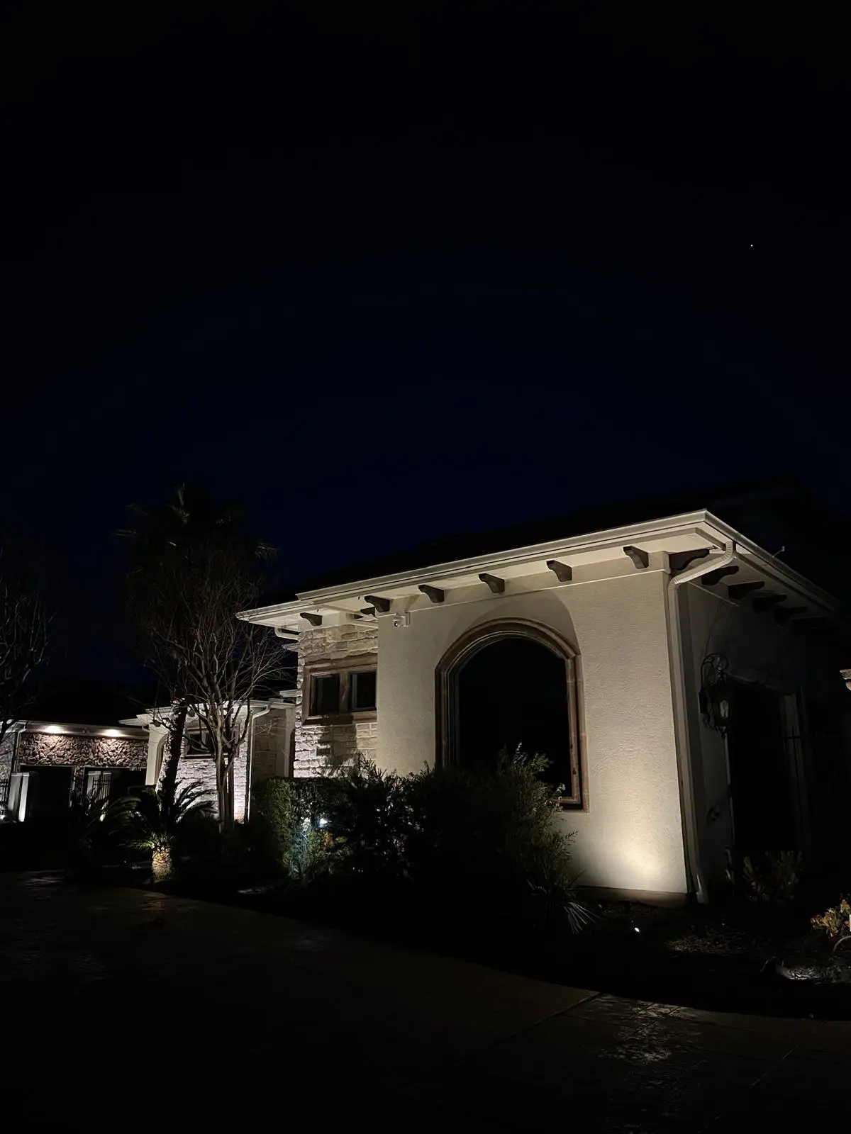 Landscape Lighting installation in Houston, Texas