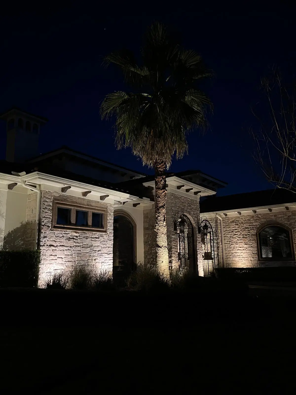 Landscape Lighting installation in Houston, Texas