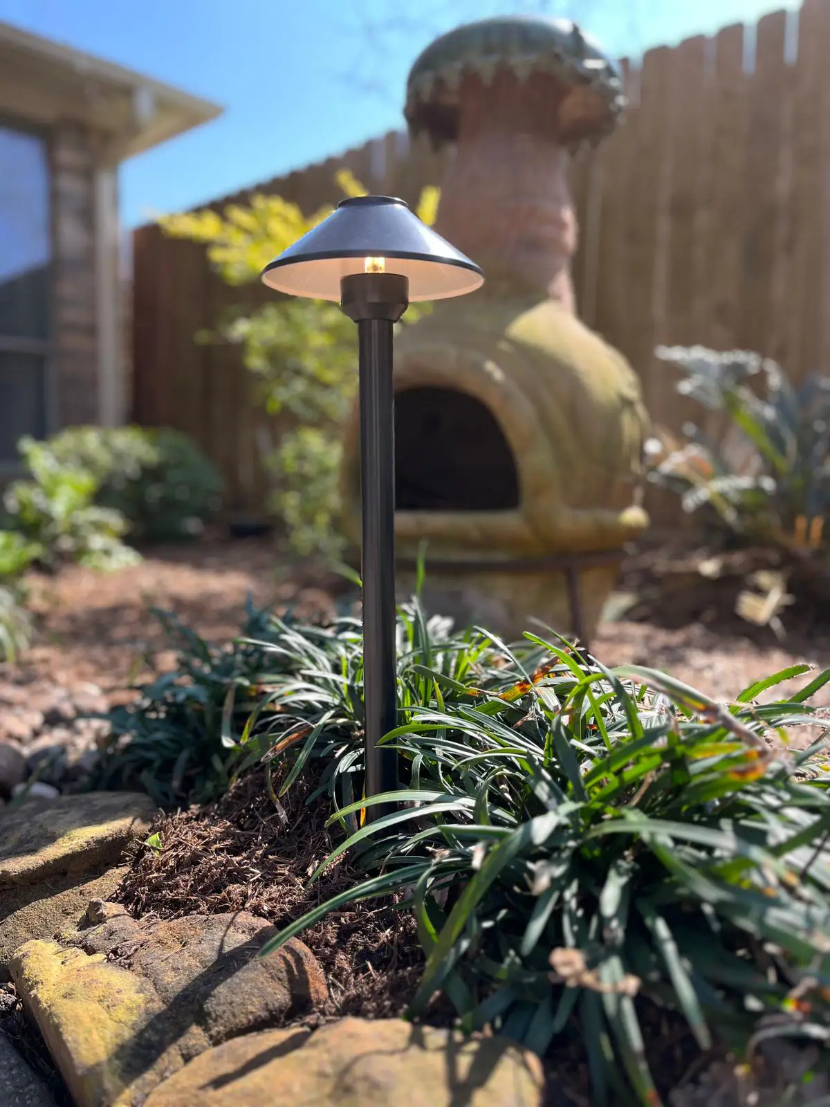 Landscape Lighting installation in Houston, Texas