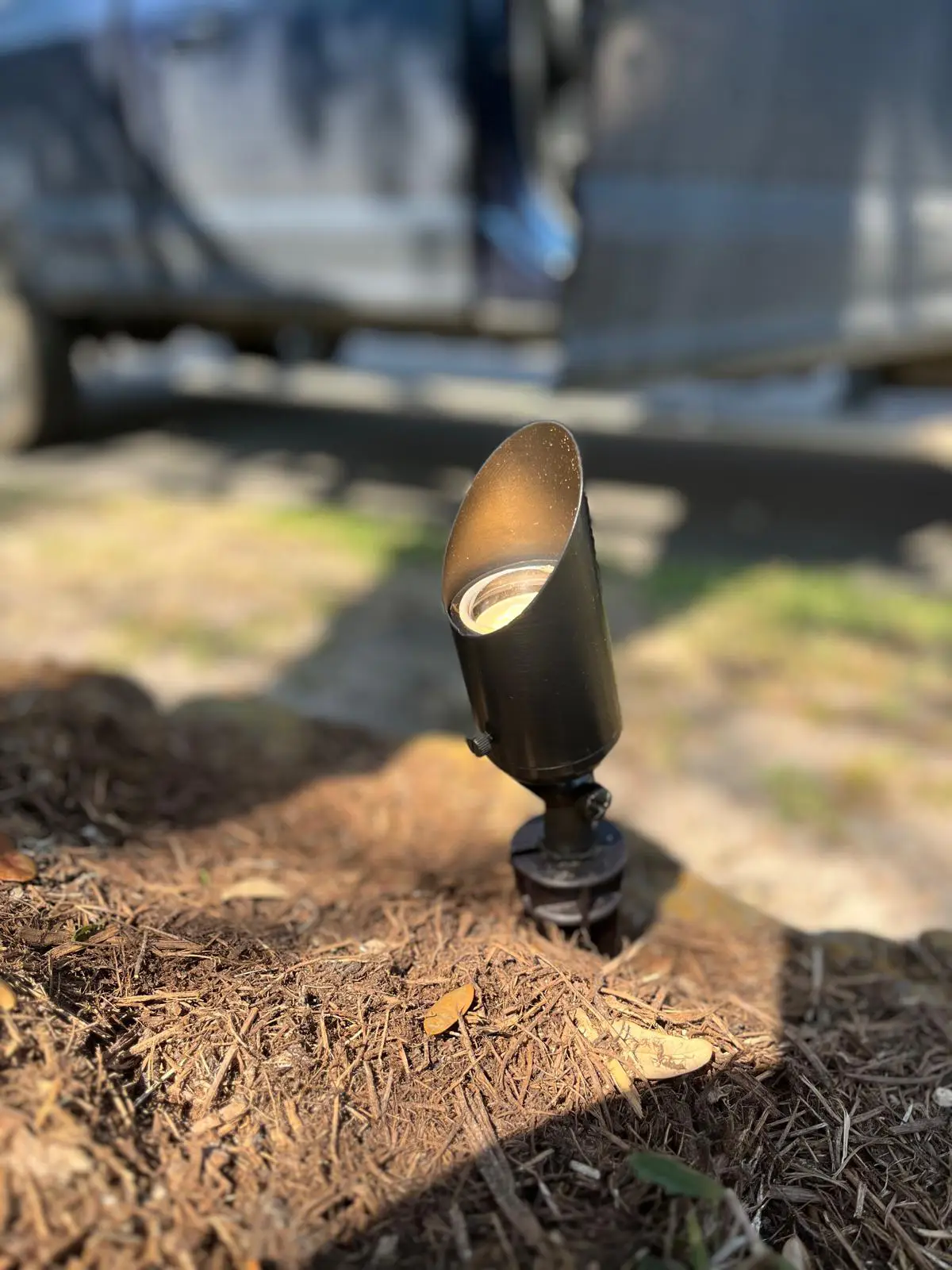 Landscape Lighting installation in Houston, Texas