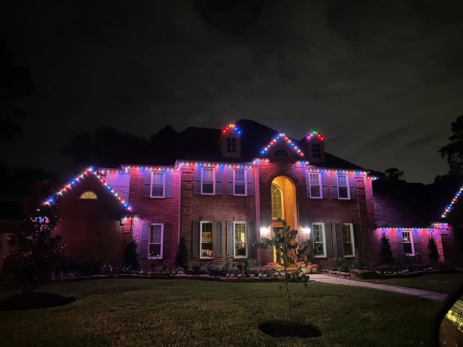 Permanent Lighting installation in Houston, Texas