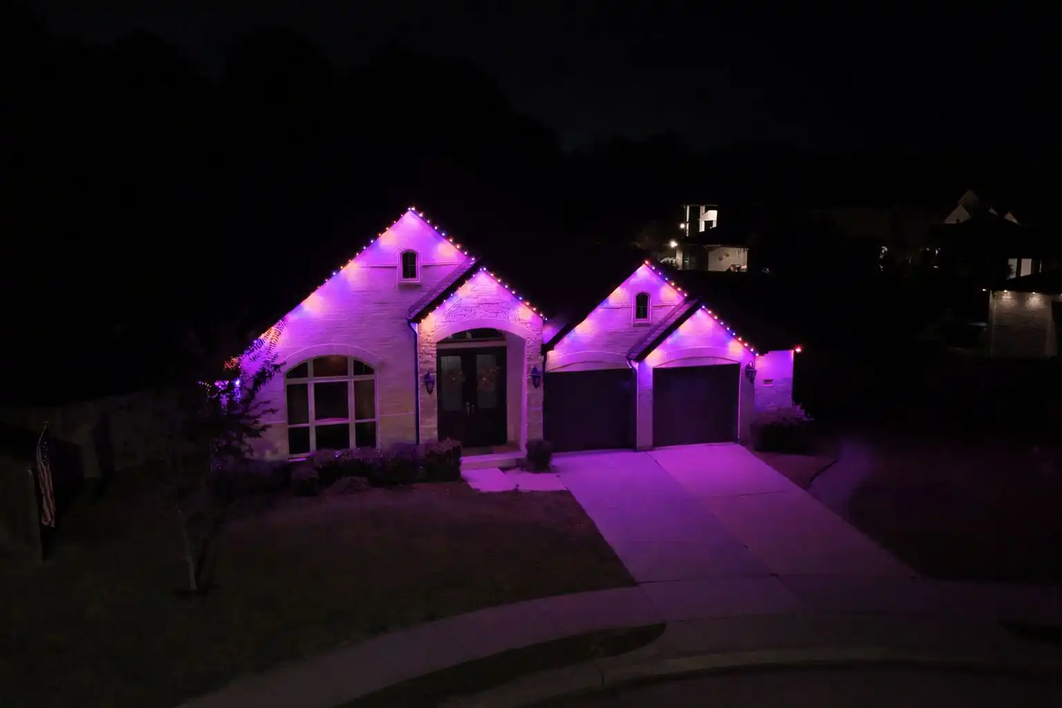 Permanent Lighting installation in Houston, Texas