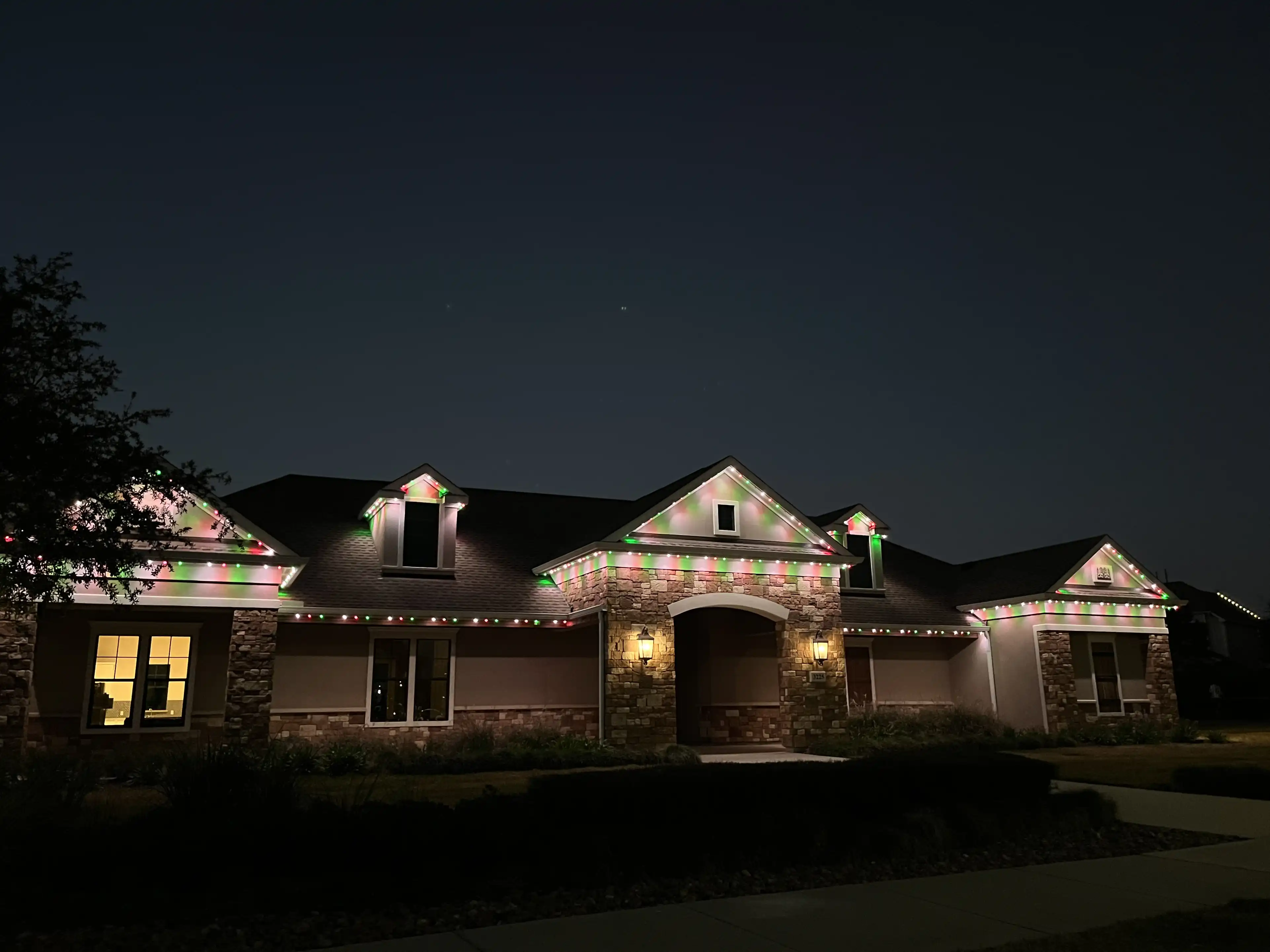 Permanent Lighting installation in Houston, Texas